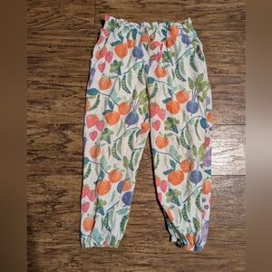💥3/$24 Playful Fruit Print Kids Casual Pants